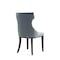 Manhattan Comfort Reine Faux Leather Dining Chair in Pebble Grey- Set of 4 2-DC007-PE - alternate 6